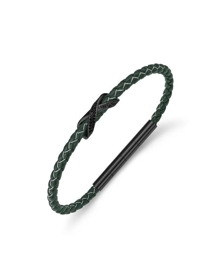 CERRUTI 1881  Franco  Braided Bracelet for Men | Best Price UAE