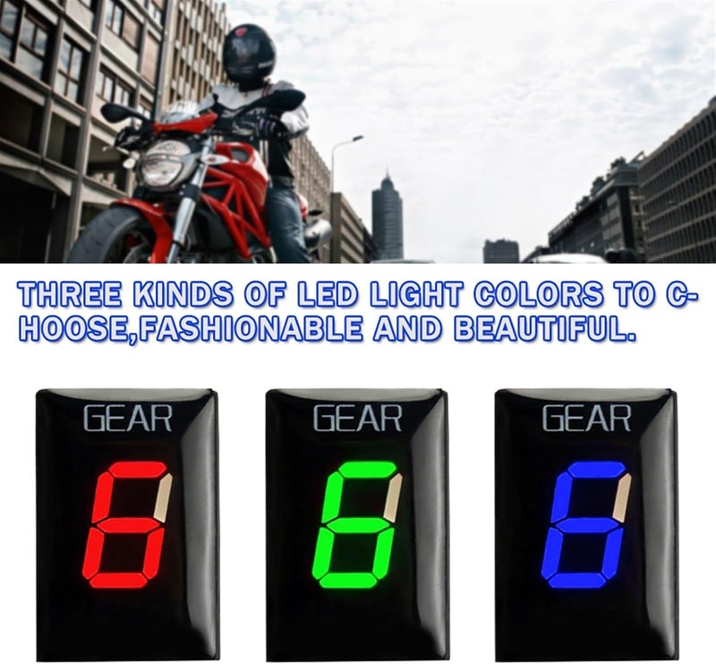 Wivplex Green Gear Display Indicator for Ducati Motorcycles - Image 4