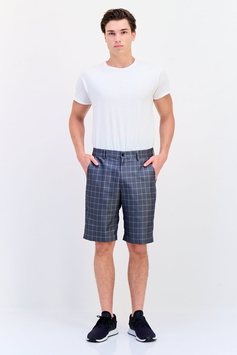 Greg Norman Men Sportswear Fit Golf Shorts, Grey - Image 4