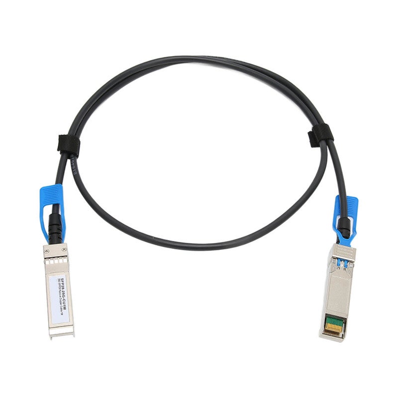 كابل 25G SFP28 DAC - كابل توصيل مباشر عالي السرعة يعمل بالتركيب والتشغيل - متوافق بالكامل لتكديس أجهزة البيانات الضخمة للمسافات القصيرة - Image 2
