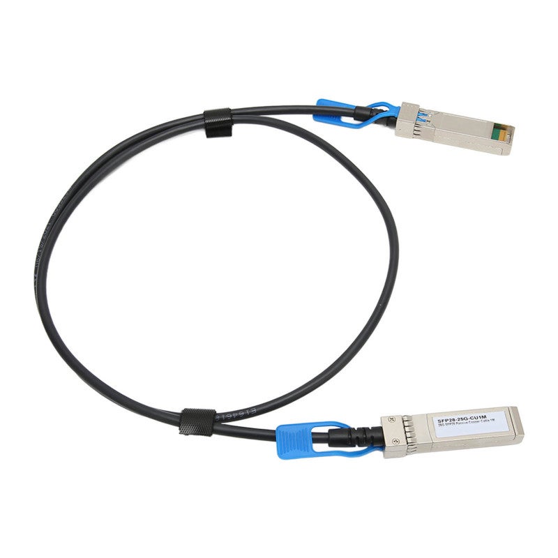 كابل 25G SFP28 DAC - كابل توصيل مباشر عالي السرعة يعمل بالتركيب والتشغيل - متوافق بالكامل لتكديس أجهزة البيانات الضخمة للمسافات القصيرة - Image 5