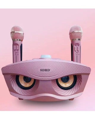 Karaoke Machine Portable Speaker Bluetooth Karaoke Speaker with Dual Wireless Mics for Kids & Adults, Wireless Speaker for Indoor & Outdoor Party, -  Rose Gold - pzsku/ZA086AACE87C340284ECFZ/45/_/1739907398/252918a7-7159-4b40-bcee-10ecf2f73365