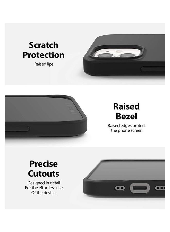 Protective Back Cover For iPhone 12 Mini Black - Image 2