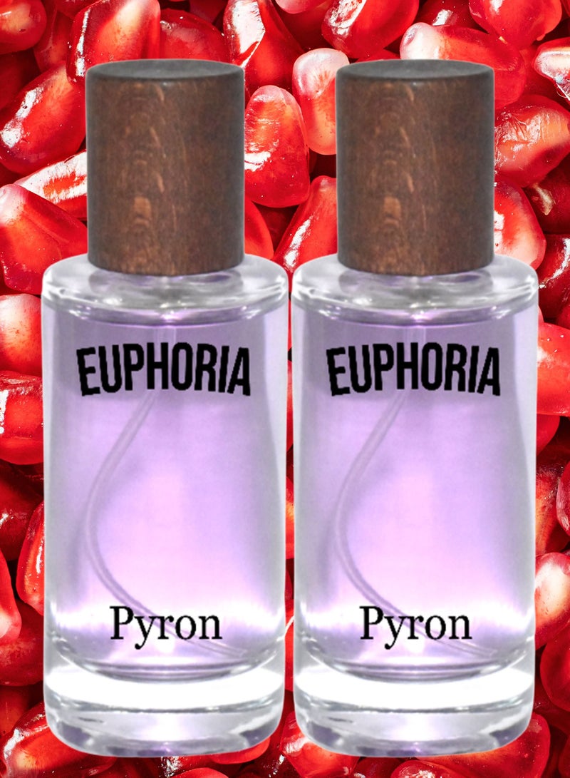 بيرون 2 قطع عطر يوفوريا 50 مل EDP