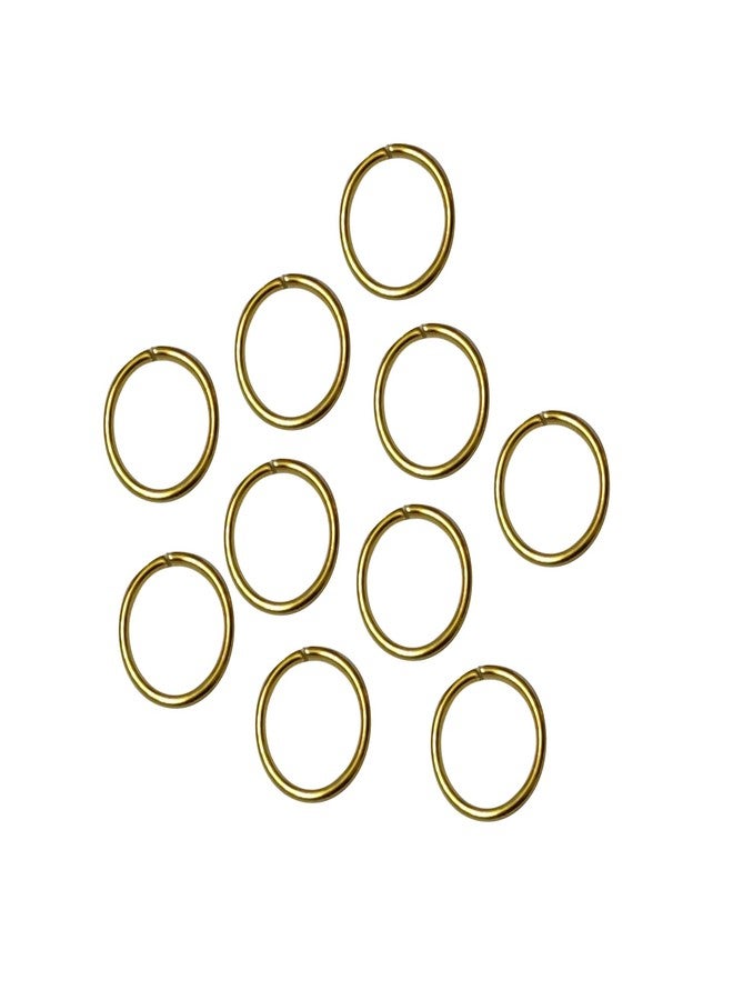 Excellentcrafts Metal Gold/Silver Jump Rings for Jewellery Making (Pack of 100 Pcs) (Gold, 12mm) - Image 1
