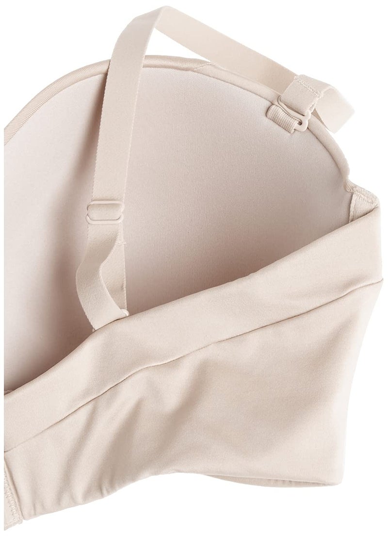 Maidenform Self Expressions Strapless Demi Bra, Smoothing Underwire Bra, 5-Way Convertible T-Shirt Bra - Image 3