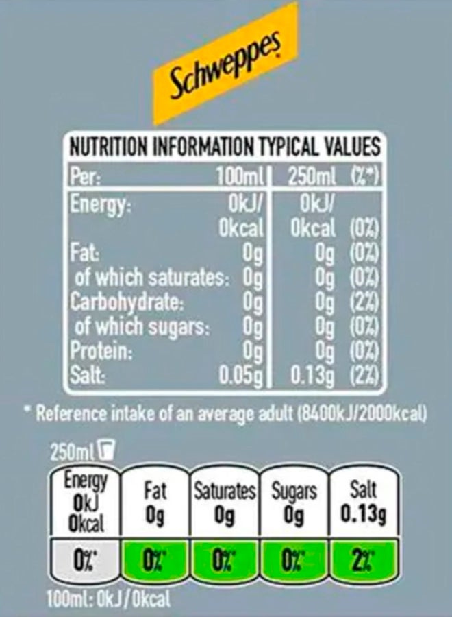 Schweppes Soda Cans 6 x 250ml + 2 x 250ml - Image 3