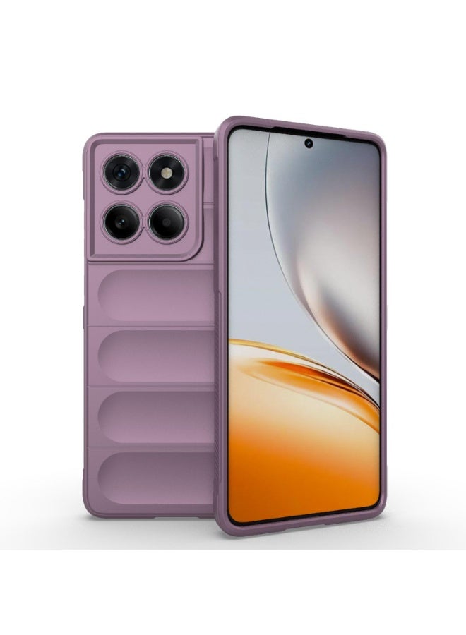 جراب موبايل ماجيك شيلد  سيليكون مضاد للصدمات وحمايه للكاميرا متوافق   Moto Edge 60 Fusion (ارجواني) - Image 1