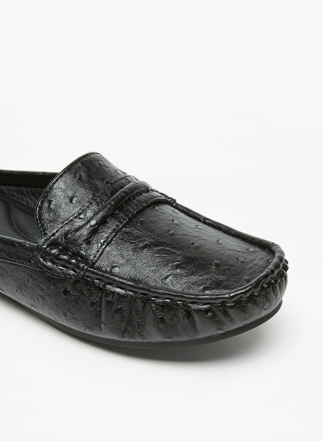 Flora Bella By Shoexpress Women's Textured Slip-On Mules  - Image 5