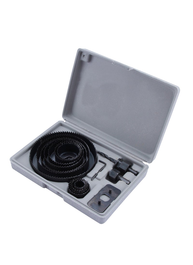 KSEIBI Carbon Steel Hole Saw Set 16PC, Saw Blade (19-127mm), High Quality Tool Steel, High Precision Cutting Teeth, for Cutting Precise Holes in Various Materials.  - Image 1