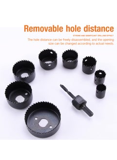 KSEIBI Carbon Steel Hole Saw Set 16PC, Saw Blade (19-127mm), High Quality Tool Steel, High Precision Cutting Teeth, for Cutting Precise Holes in Various Materials.  - Image 2