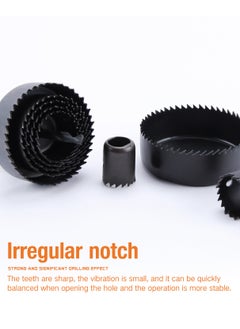 KSEIBI Carbon Steel Hole Saw Set 16PC, Saw Blade (19-127mm), High Quality Tool Steel, High Precision Cutting Teeth, for Cutting Precise Holes in Various Materials.  - Image 4