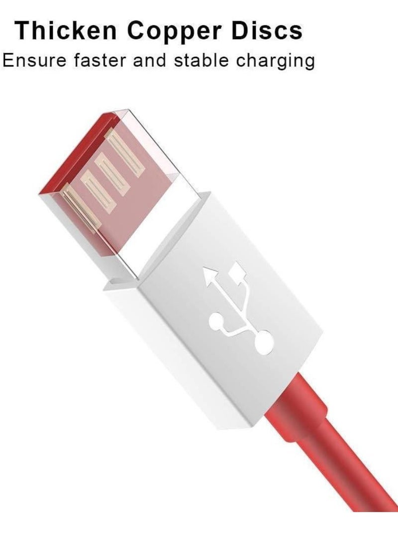Gravity 30W Warp/6A Dash Type-C Fast Charging Cable | High-Speed Data Sync Charger for OnePlus 8, 8 Pro, 7, 7T, 6T, 6, 5, 5T, 3T, 3 | Quick Charging, Durable & Reliable | Compatible with USB-C Devices - Image 2
