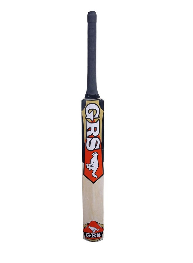 Grès GRS® Popular Willow Wooden Cricket Bat for Kids (Size 2 for Age Group 6-7 Years Kids) & 2 Tennies Ball - Image 4