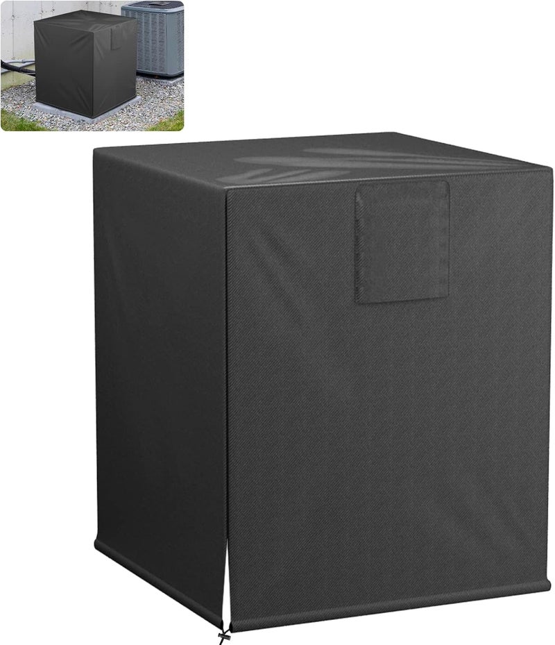 BEWAVE Air Conditioner Cover for Outside Units, Waterproof Durable Duty Outdoor Square Air Condition Covers Fits up to 24x24x30 inches - Image 1