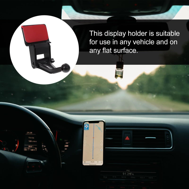 Adjustable Car Phone Holder Mount With 17mm Ball Head And Double Sided Tape - Image 5