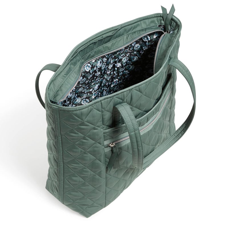 Vera Bradley Women's Performance Twill Tote Bag, Olive Leaf, One Size - Image 4