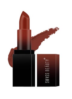 Swiss Beauty Swiss Beauty Hd Matte Pigmented Smudge Proof Lipstick Athena 3.5G  - Image 1