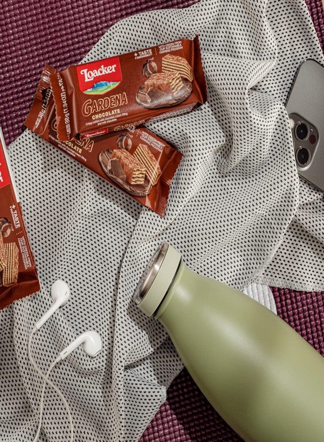 Loacker Gardena Chocolate, Premium Milk Chocolate Covered Crispy Wafer Snack Bars with Chocolate Cream Filling, Pack of 25 individually wrapped snacks - Image 5