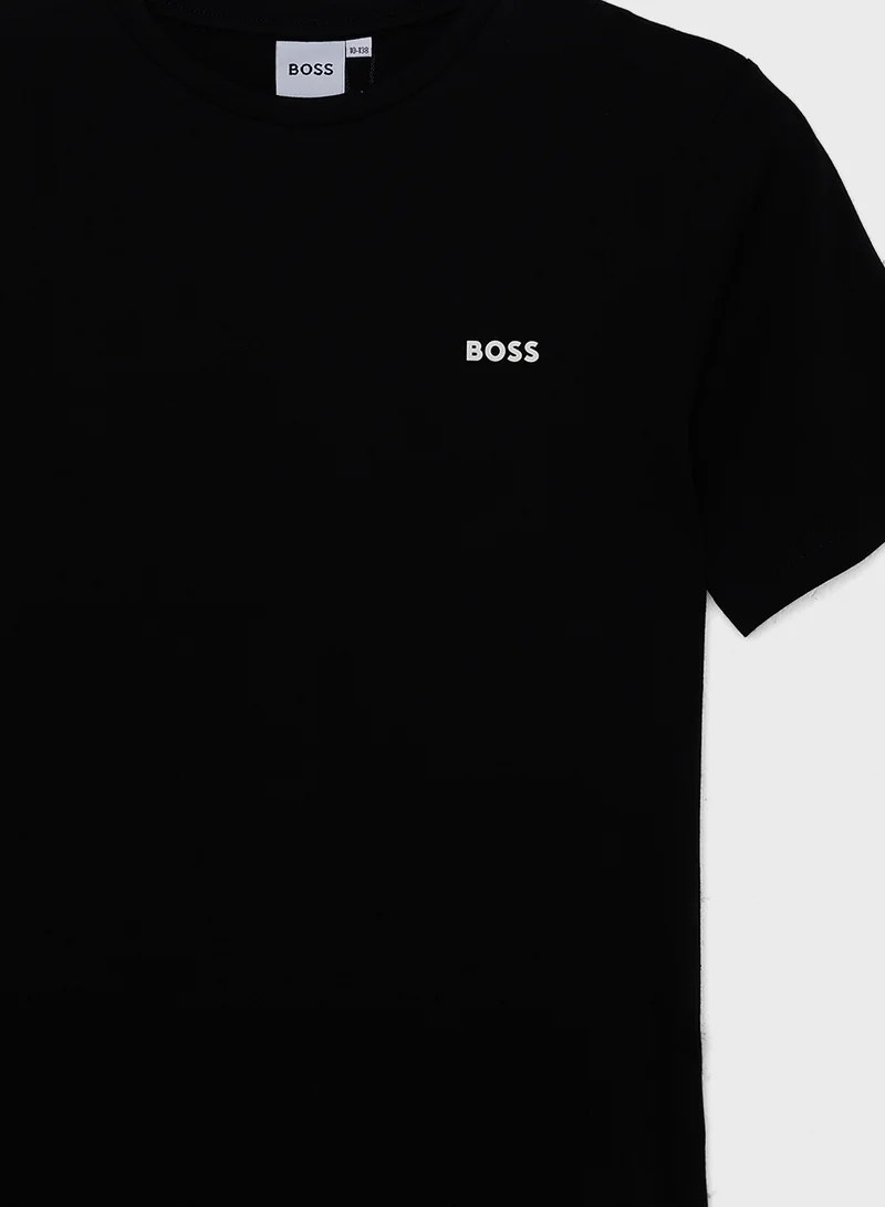 بوس Kids Logo T-Shirt