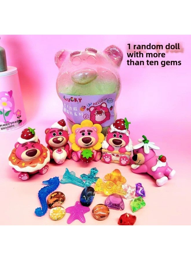 Archaeological Excavation Toys SpongeBob Beautiful Girl Archaeological Mermaid Archaeological Luminous Gem Archaeological Toys-Color:Live Chihiro Mermaid (special Offer) - Image 5