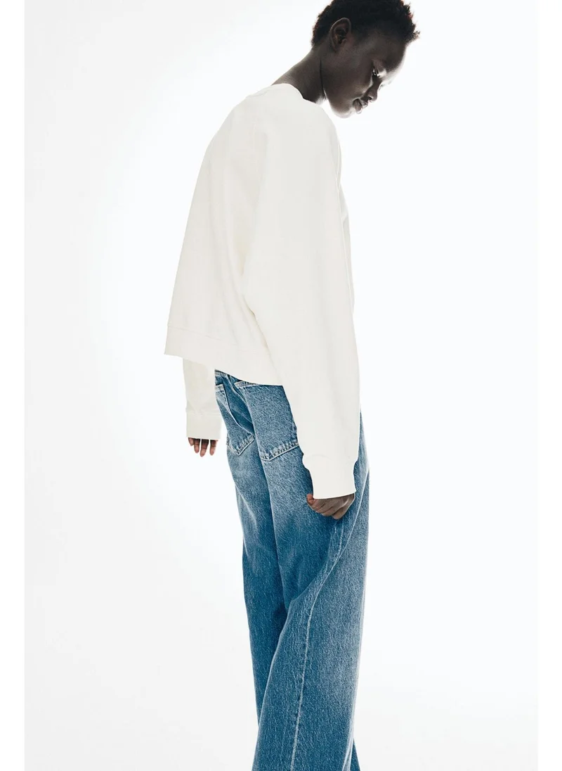 اتش اند ام Washed cotton sweatshirt