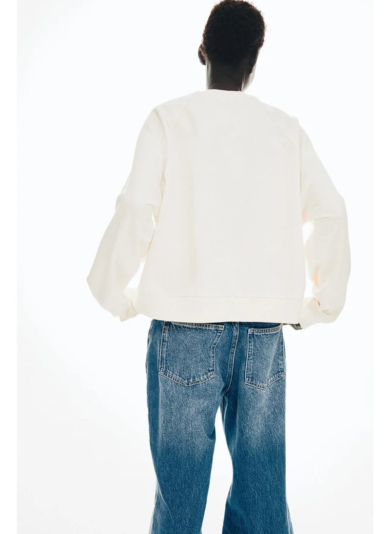 اتش اند ام Washed cotton sweatshirt