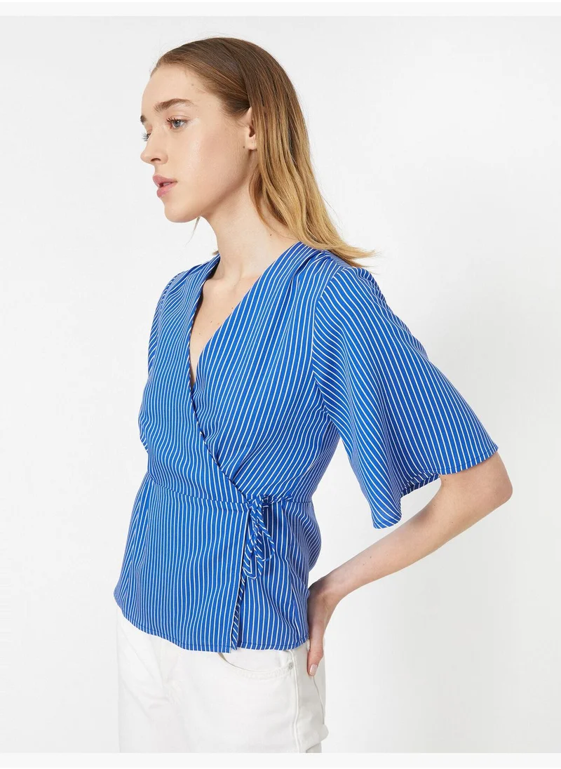 كوتون Striped Blouse