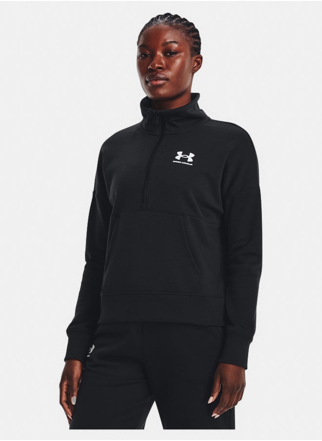 UNDER ARMOUR Rival Fleece Half Zip Sweatshirt  - Image 1