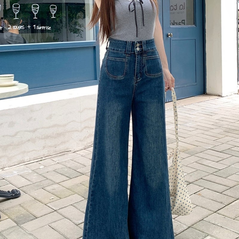 Unisex Casual Daily Denim Jeans - Image 2