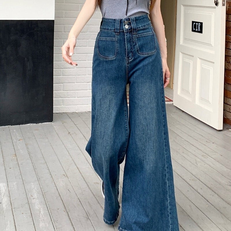 Unisex Casual Daily Denim Jeans - Image 5
