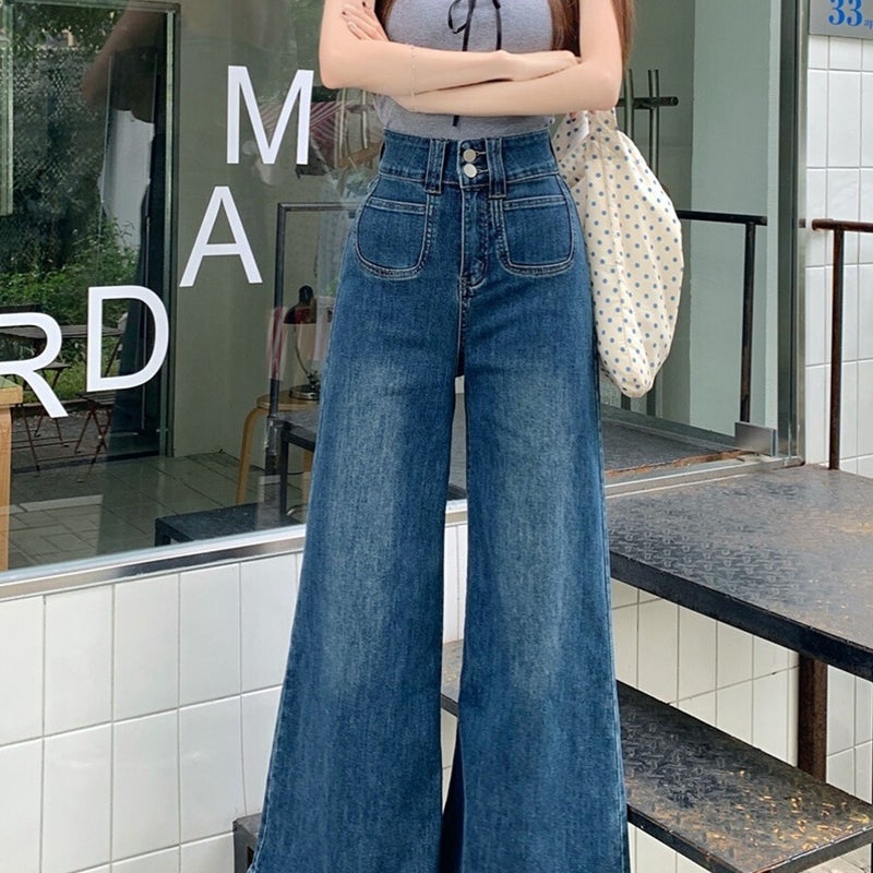 Unisex Casual Daily Denim Jeans - Image 4