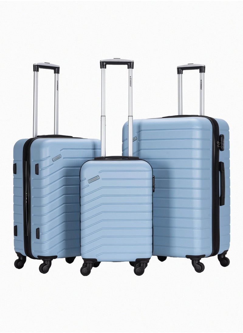Stargold - Suitcase Set of 3 PCS ABS Hardside Travel Luggage Bag - Image 1