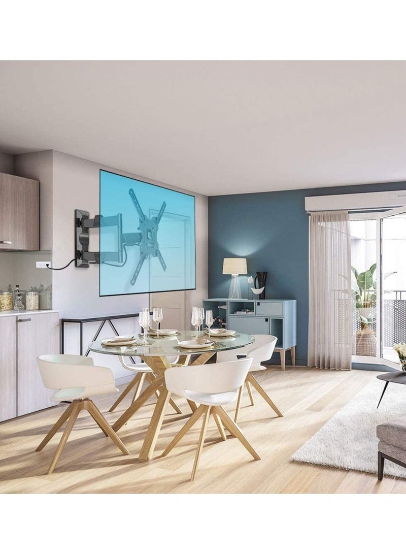 Full Motion TV Wall Mount for Most 32-55 Inch Computer Monitors and TVs，Adjustable Tilting, Rotating.Weight up to 60lbs - Image 2