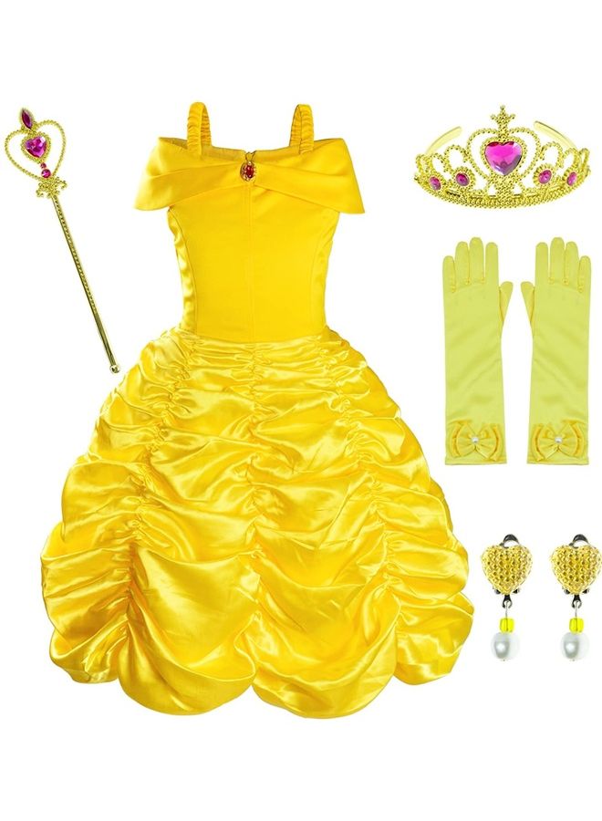 NIBEMINENT 5-Piece Princess Costume And Accessories Set 120cm - Image 1