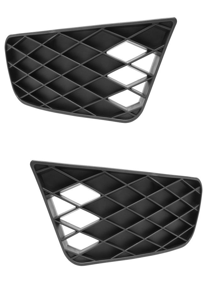 BXZ Front Bumper Insert Outer Grille Fog Light Lamp Cover Bezel Pair For 2009 2010 2011 Honda Civic - Image 2