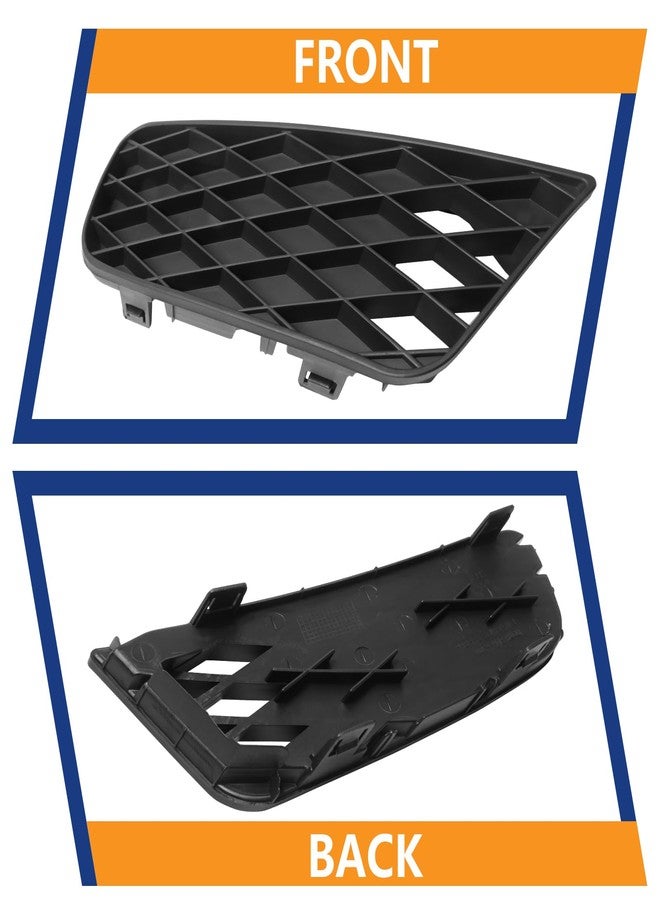 BXZ Front Bumper Insert Outer Grille Fog Light Lamp Cover Bezel Pair For 2009 2010 2011 Honda Civic - Image 5
