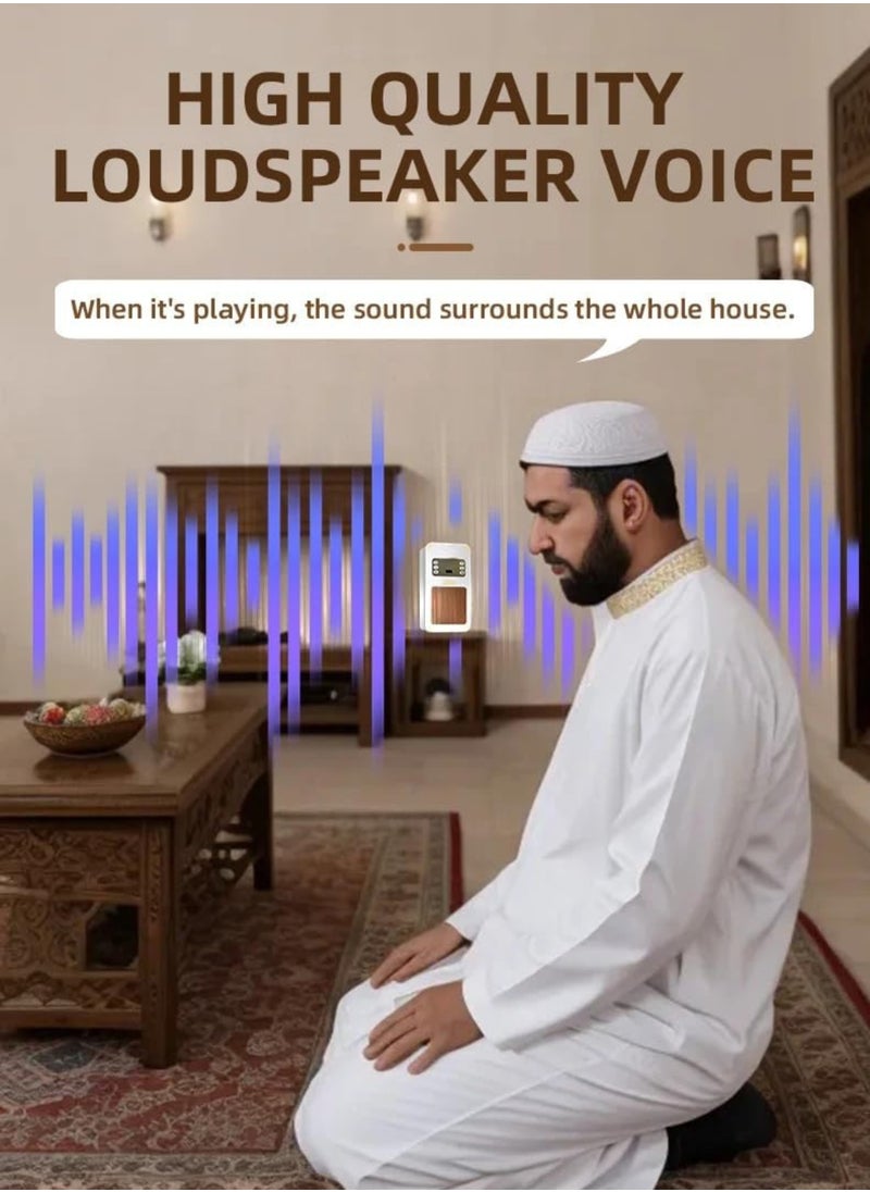 Islam Bricks - Bluetooth Quran Speaker | App Control, Night Light, 8GB Memory, FM Radio, USB and TF Card Support – Wireless Audio with 6- Months Warranty - Image 1