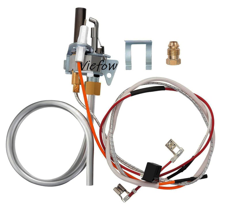Viefow 100112330 9007876 9007877 Water Heater Pilot Assembly Replace Nat Gas Thermopile Assembly Compatible with 300 301 Series Whirlpool Water Heater Parts AOSmith American State Kenmore Reliance - Image 2