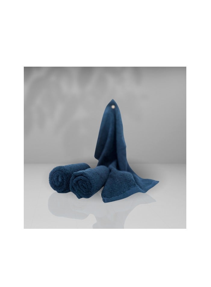 همام فوطة قطن 100% من همام هوم 30*50 لون بترولى