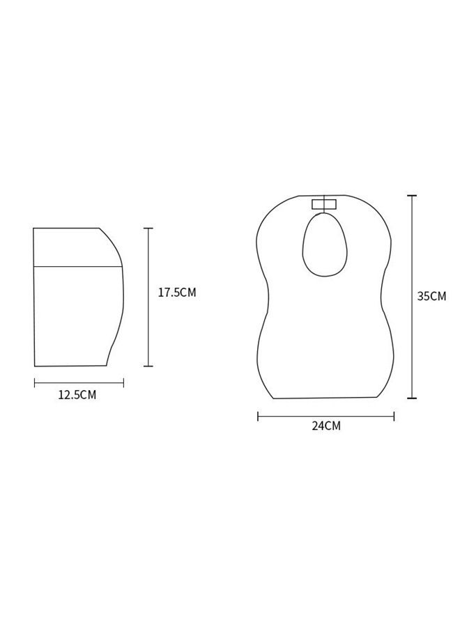 20-Piece Disposable Baby Bibs