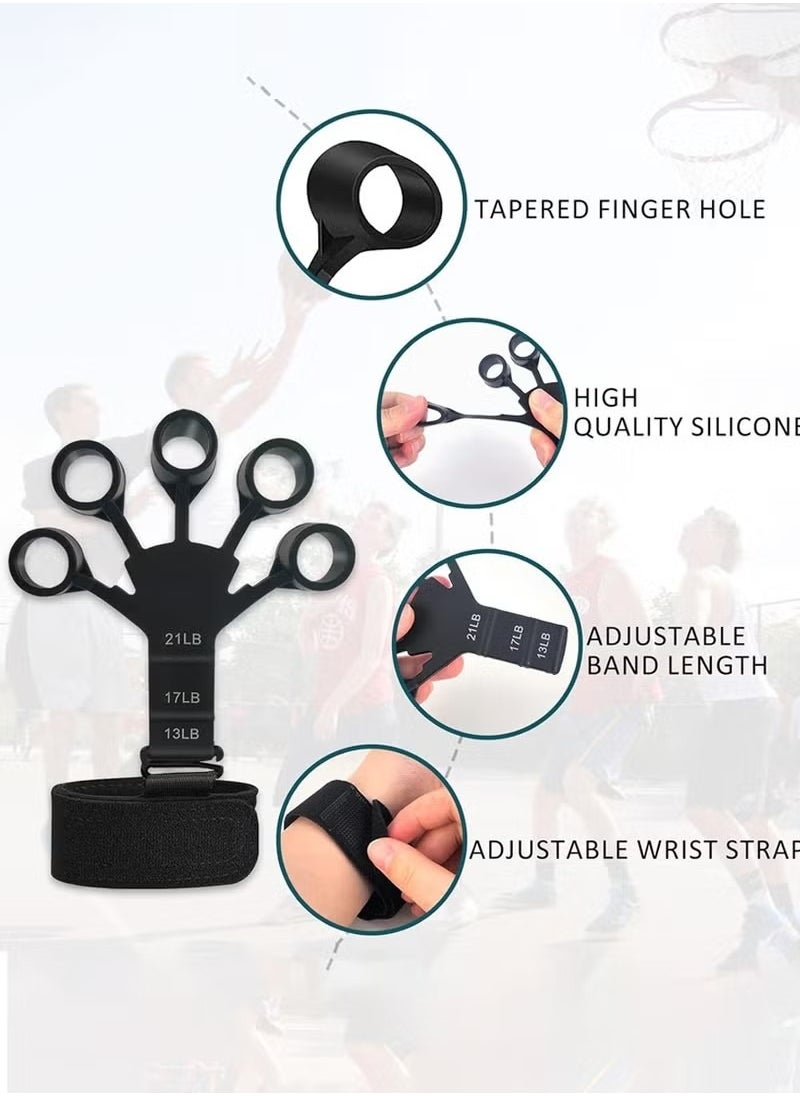 Ocean Hand Grip Strengthener，Adjustable Finger Exerciser and Finger Stretcher ，Relieve Pain for Arthritis, Finger Flexion Extension Training  - Image 4