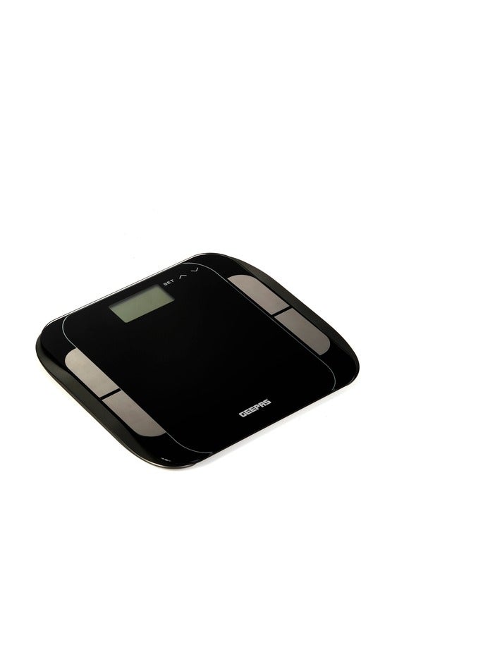 Geepas Gbs46506Uk Body Fat Bathroom Scales - Smart High Accuracy Digital Weighing Scales For Body Weight, Bmi Visceral Body Fat Rating, Muscle Mass, Body Hydration, Water & Bone Mass - 2 Year Warranty - Image 2