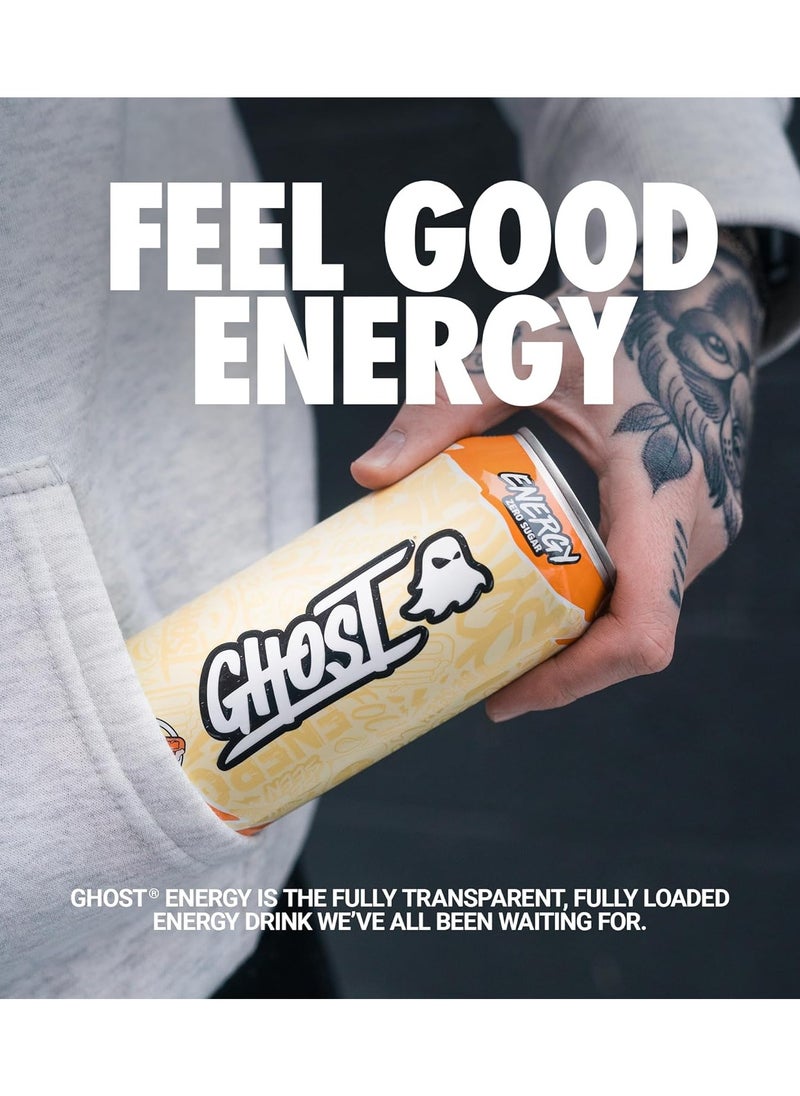 Ghost - Energy Drink Orange Cream Flavor 473ml - Image 1