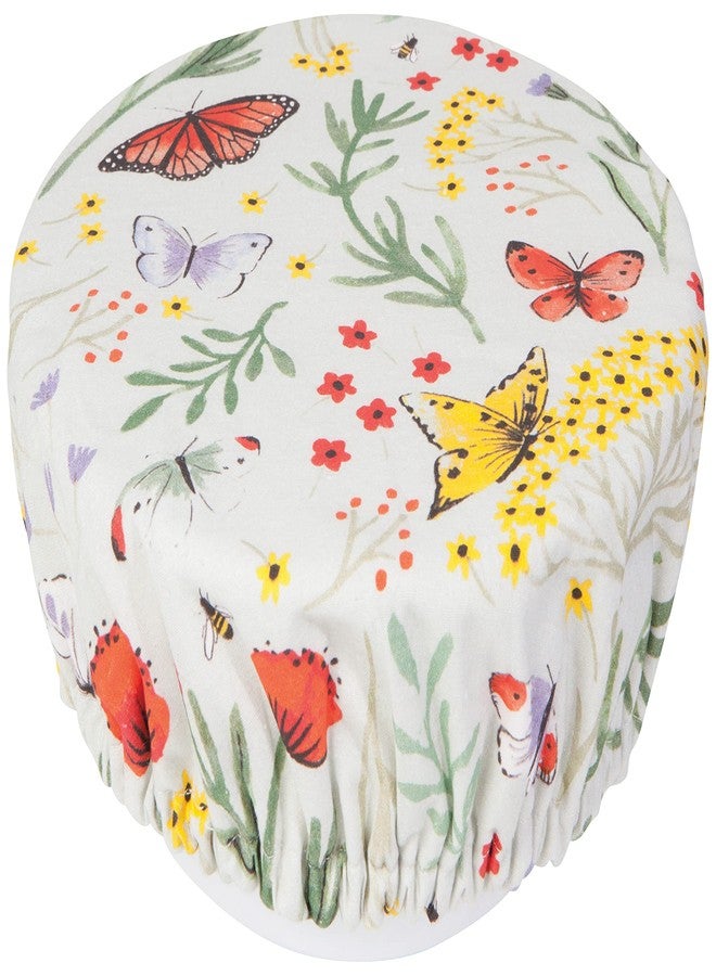 Now Designs Save It Reusable Cotton Bowl Covers, Set of 2, Morning Meadow, 2 Count - Image 5