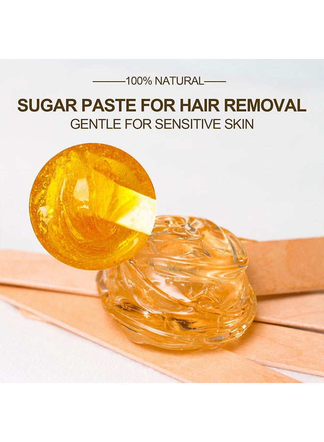 سوماكس شمع سوماكس لإزالة الشعر 50 جرام + 2 عود خشبي و3 أوراق لإزالة الشعر - Image 4