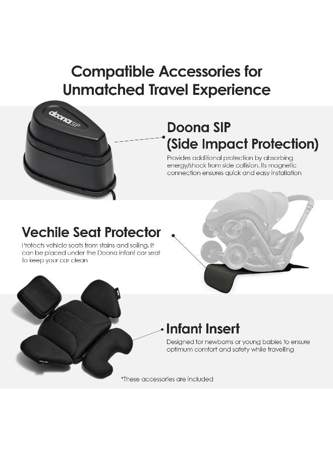 Doona X Infant Car Seat - Nitro Black - Image 5