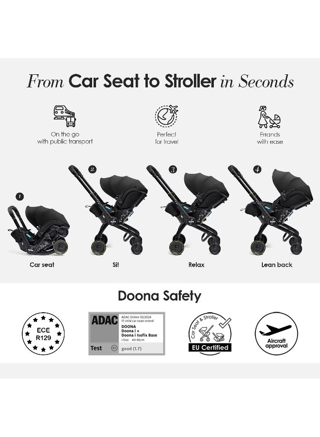 Doona X Infant Car Seat - Nitro Black - Image 3