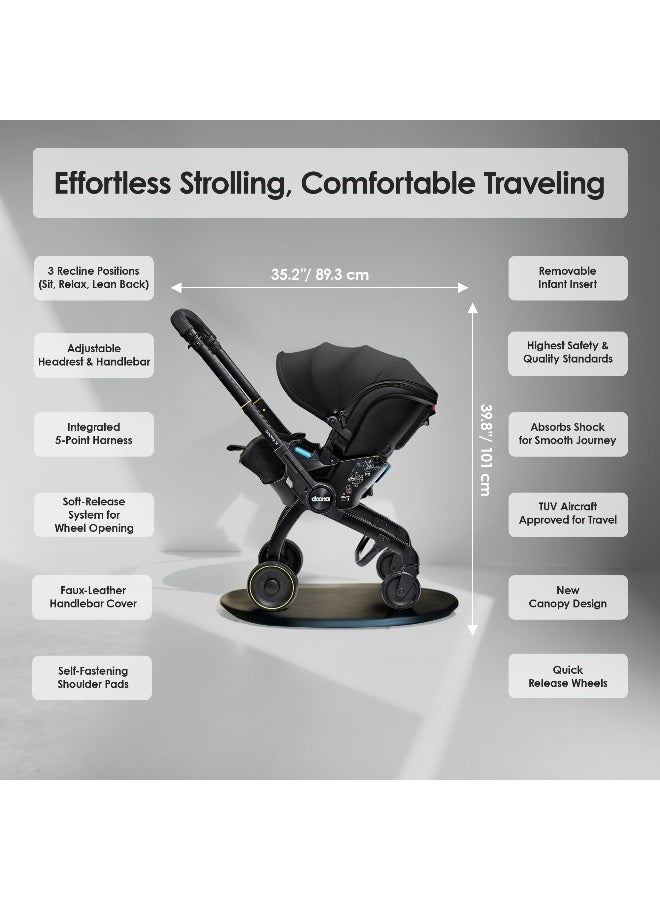 Doona X Infant Car Seat - Nitro Black - Image 4