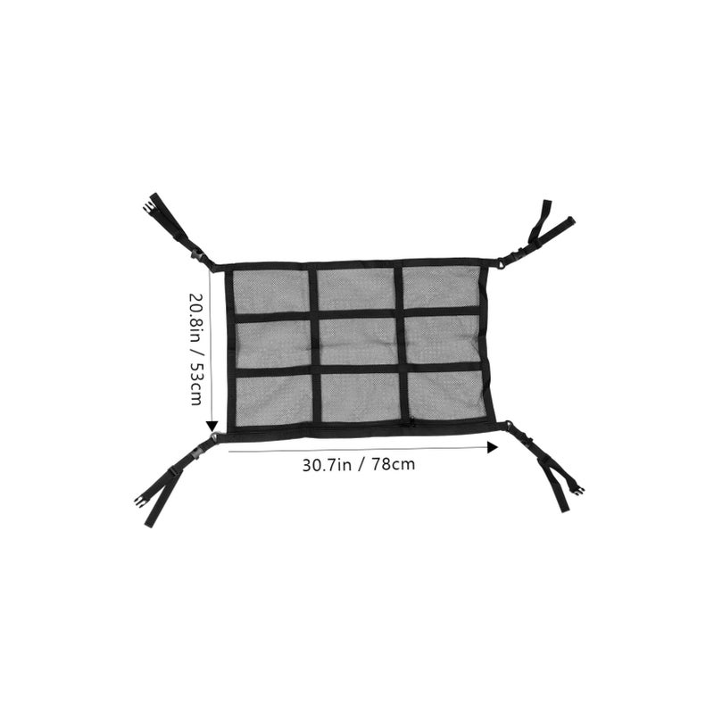 Double Mesh Car Ceiling Cargo Net Organizer Durable Storage For Cars Trucks SUVs - Image 3